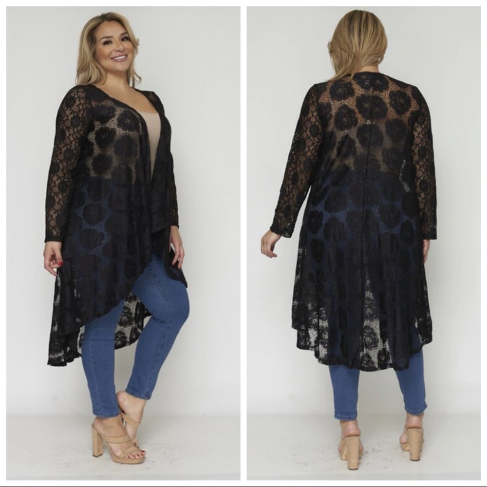 NEW Black Lace Cardigan